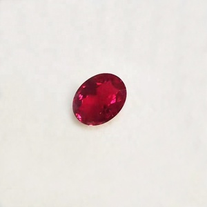 リングとネックレスのカラットあたりのラボで栽培されたビルマルビー水熱ルビー - Product Image 4