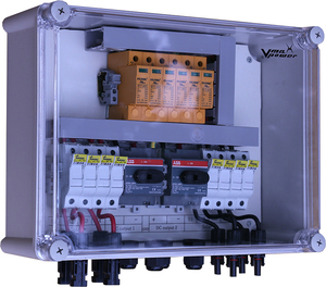 PVコンバイナーボックス2/4/6/8/10/12/14/16入力1出力ADDCソーラーウォールマウント - Product Image 4