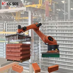 קו ערמה לבנים אוטומטית עם בלוק clamp התקן זרוע רובוטית מכונת אריזת מכונת אריזה לשפר את קיבולת עומס הרובוט iraq