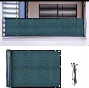 Parasole verde tessuto 85% protezione solare resistente UV parasole netto per Patio recinzione serra - Product Image 4