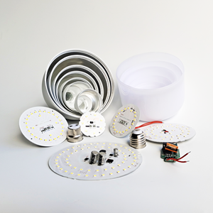 T-Bulb Assembly SKD Parts 30W 40W 50W DOB Driver Semi-manufactured <strong>LED</strong> T Bulb Raw Material SKD Factory - Product Image 1