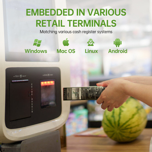 Bide USB HID POS Lager windows全向二维码扫描免提2D桌面有线条形码扫描仪，适用于超市 - Product Image 4