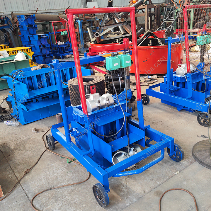 Lightweight Interlock Coco Peat Block Making Machine Paving Concrete Hollow Mineral Mexico Concrete Hollow Block Brick Machinery