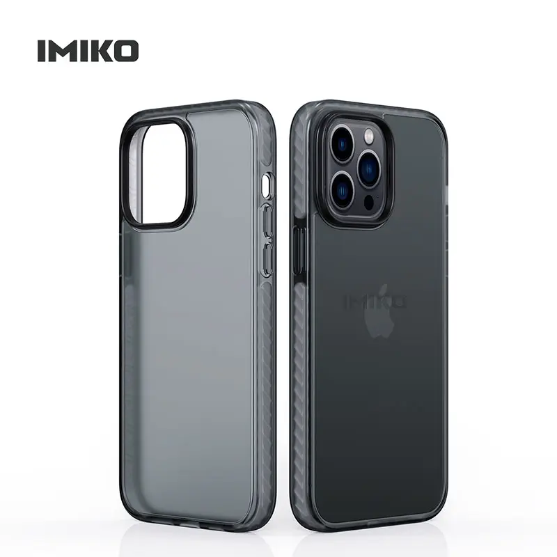 IMKIO askeri zırh darbeye dayanıklı hibrid için iphone14 telefon kılıfı 14 pro max castom