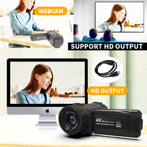 新型6X光学变焦4k摄像机56MP摄像机，带麦克风和手持稳定器 - Product Image 4