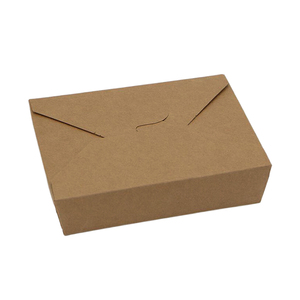 一次性牛皮纸方形矩形盒 - Product Image 2