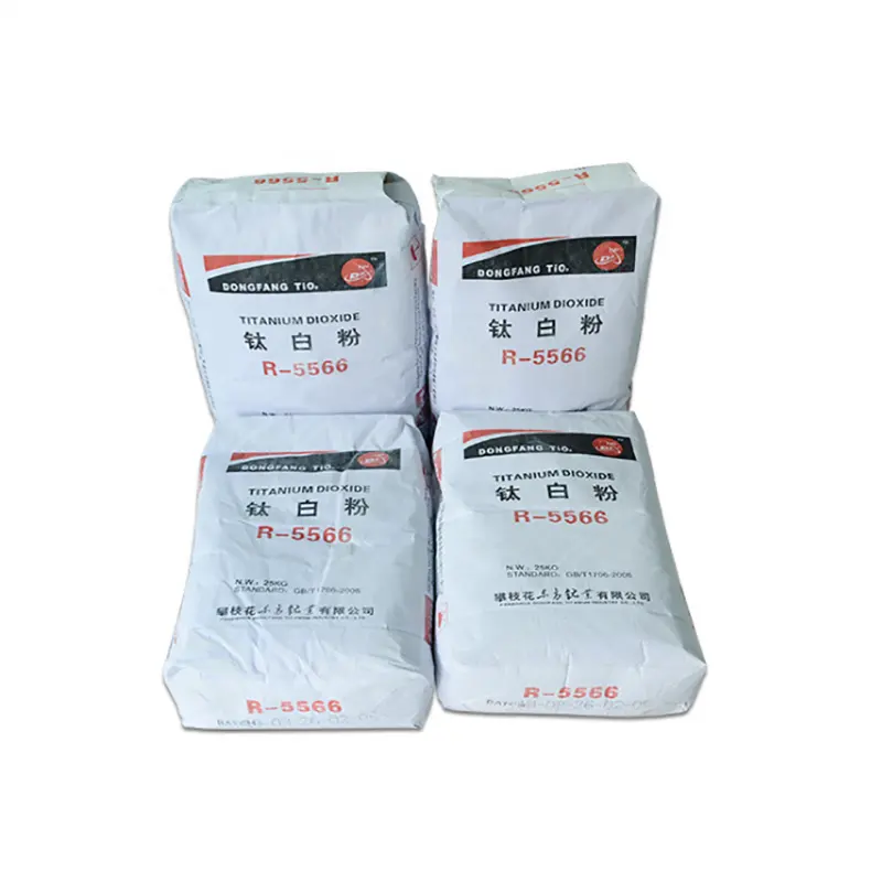 Pó branco de dióxido de titânio, impressão de qualidade, r5566, dongfang tiogafr5566, grau industrial, pigmento de dióxido de titânio