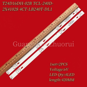 T24D16DH-02B TCL-240D-2X41028 4CT-LB240T-DL1 LED TV arkaplan ışığı test cihazı 24 inç alüminyum gövde değiştirme LED arka ışık - Product Image 2