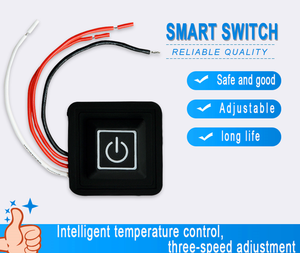 Sensor de temperatura de la mejor calidad de China, interruptor de termistor de potencia NTC, botón pulsador para ropa de calefacción - Product Image 2