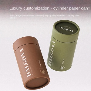 Estick tùy chỉnh in trà cà phê đậu xi lanh bao bì hộp thân thiện với môi ống giấy tròn bao bì ống các tông - Product Image 4