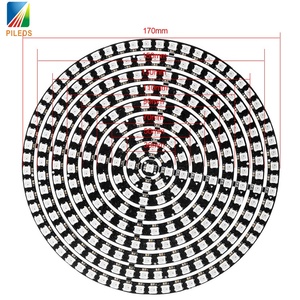 Daire adresli WS2812B WS2812 SK6812 LED halka Halos melek göz 5V çip programlanabilir SK9822 SPI RGB - Product Image 3