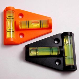 迷你泡泡水平仪T型水平仪圆形方形DIY测量工具照片框架书桌每日框架表面水平仪
