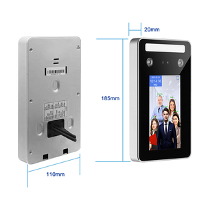 AI Dynamic Biometric 5 Inch Touch Screen <strong>QR</strong> <strong>Code</strong> <strong>Scanning</strong> Multi 5 People Recognition IP65 Waterproof RFID Access Control Face - Product Image 4