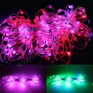 8mm 5V RGB LED Pixel Point luci IP67 impermeabile personalizzabile per uso natalizio tutto l'anno