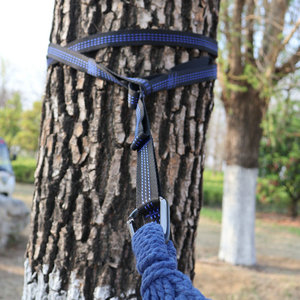 Outdoor Camping Hammock Heavy Load-bearing Nylon Multi-<strong>loop</strong> Tree <strong>Straps</strong> Rope Hammock <strong>Straps</strong> Hammock Accessories - Product Image 3