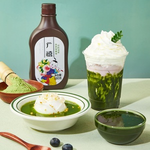 Đôi hạnh phúc bán buôn chai chất lỏng Matcha Sauce cho trà sữa cửa hàng/Baking/Ice Cream - Product Image 4