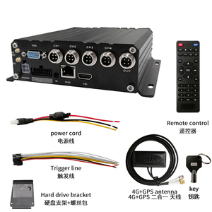 4-kênh video kỹ thuật số ghi GPS theo dõi hệ thống CCTV 4G wifi di động DVR Xe Hệ thống an ninh cho xe ô tô bus-hộp Đen - Product Image 4