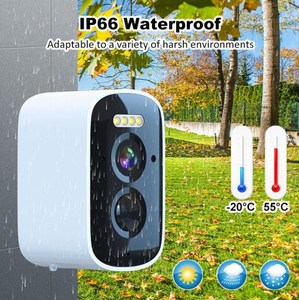 Cámara DE SEGURIDAD Wifi de 5MP con detección humana PIR alimentada por batería Cámara de red compatible con la aplicación ICsee gratuita - Product Image 4