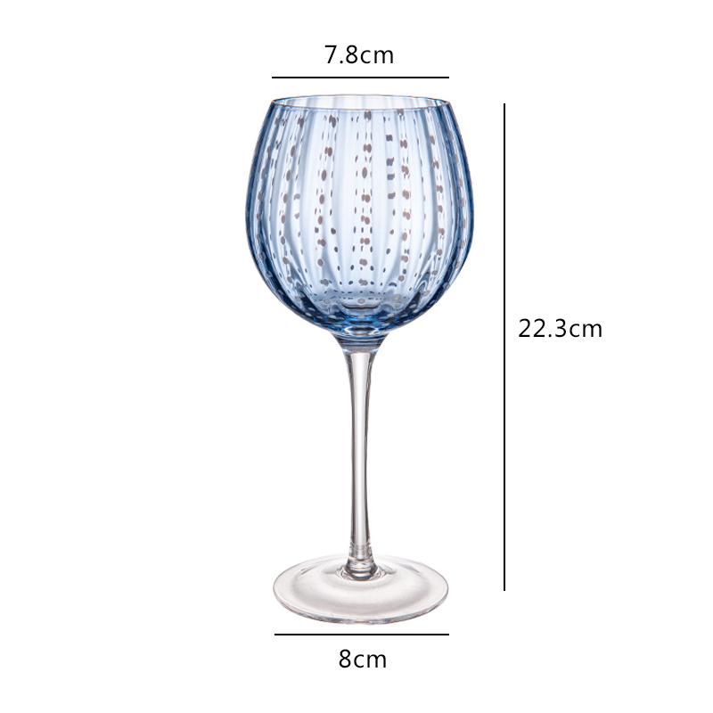 Verre à Vin Rouge-Bleu-360ml