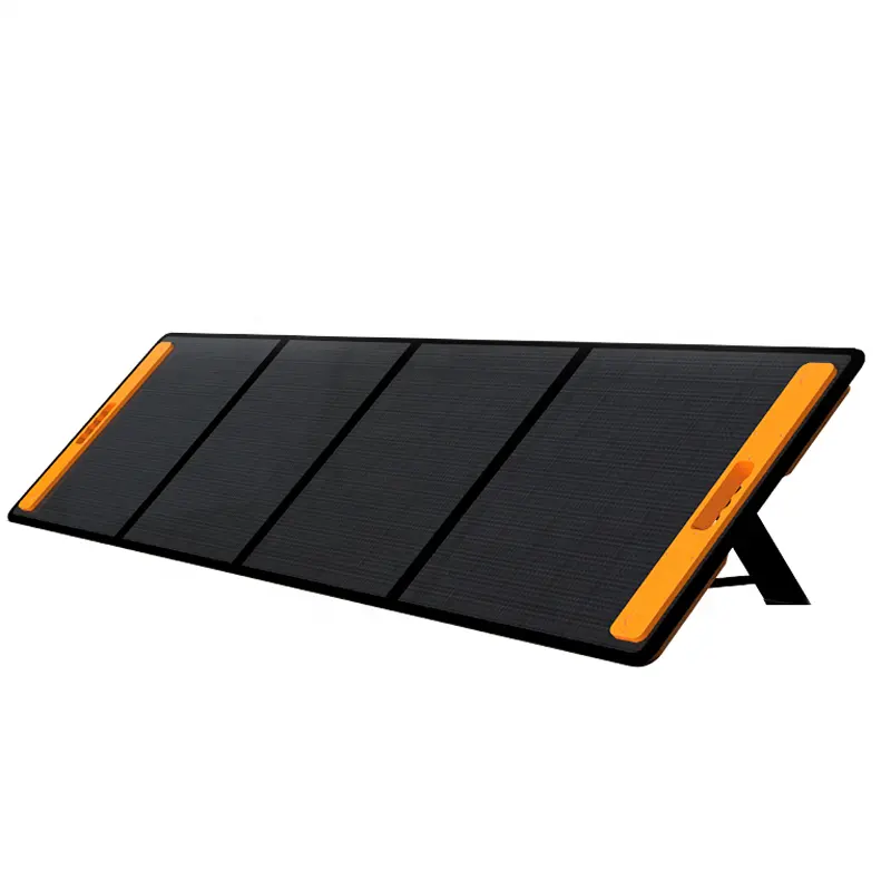 100 W Silikon Monokristalin Lipat Portabel 100 Watt Panel Surya Lipat dengan Kabel Adaptor