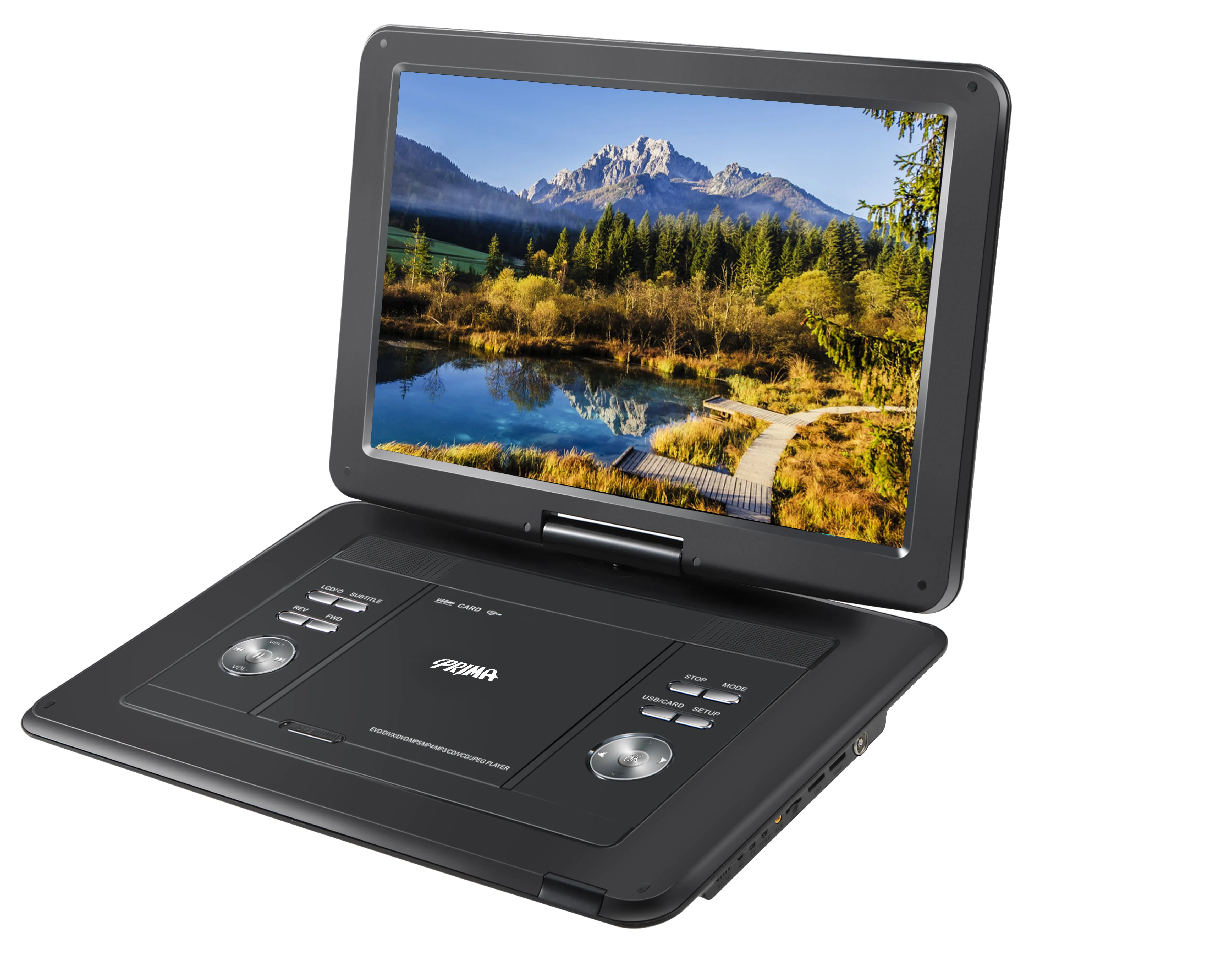 Vente chaude Vidéos Sexy Lecteur Dvd Portable 14.1 pouces Mini Tv Avec La Batterie Du Soirée Lecteur Dvd Portable