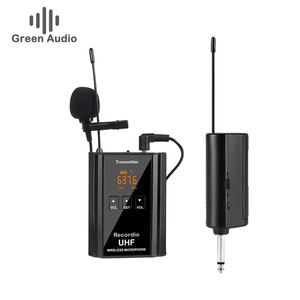 GAW-107B UHF System Kit Portable Cordless <strong>Mic</strong> Set Headset Lavalier Beltpack Transmitter Receiver Built-in 5-speed Wireless <strong>Mic</strong> - Product Image 5