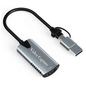 <strong>2</strong> in 1 <strong>HDMI</strong> Video to USB 3.0 Audio Video Capture Card / Live Video <strong>Recorder</strong> for Laptop and Camera and Live Broadcasting and More - Product Image 2