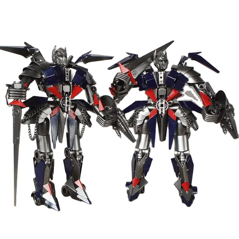 The Art of Iron Handmade Optimus Prime colorful metal handicrafts home furnishings