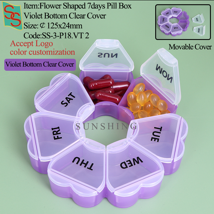 P18:Violet Bottom Clear Cover