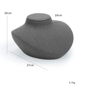 Jinsky Gray Jewelry Display Set Golden Frame <strong>apple</strong> Shape Jewellery Stands Oval Shape Platform Displays for Counter showcase - Product Image 6