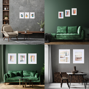 4x6 Picture <strong>Frames</strong> White Small Picture <strong>Frame</strong> <strong>3</strong>.5x5 Pictures with Mat or 4x6 Without Mat for Wall Decor or Tabletop Display - Product Image 4