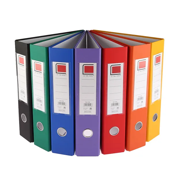 Recycelbarer Kunststoff haltbar a4 fc 2''3 ''Briefpapier akzeptieren kunden spezifische Box-Datei für Büro PP Hebel Arch-Datei