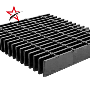 Xingbei Steel <strong>Grating</strong> Un-galvanized.closed End Type:253/30 Channel with Galvanized Steel <strong>Grating</strong> Size: 1/2 - Product Image 1