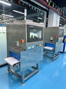 Sistema de segurança do raio X do alimento dos detectores de metais industriais para a detecção plástica dos contaminantes do vidro do metal