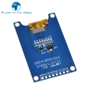 TZT 1,69 Zoll 1,69 "Farb-TFT-Anzeige modul HD IPS LCD-LED-Bildschirm 240 X280 SPI-Schnitts telle ST7789 Controller für Arduino - Product Image 6