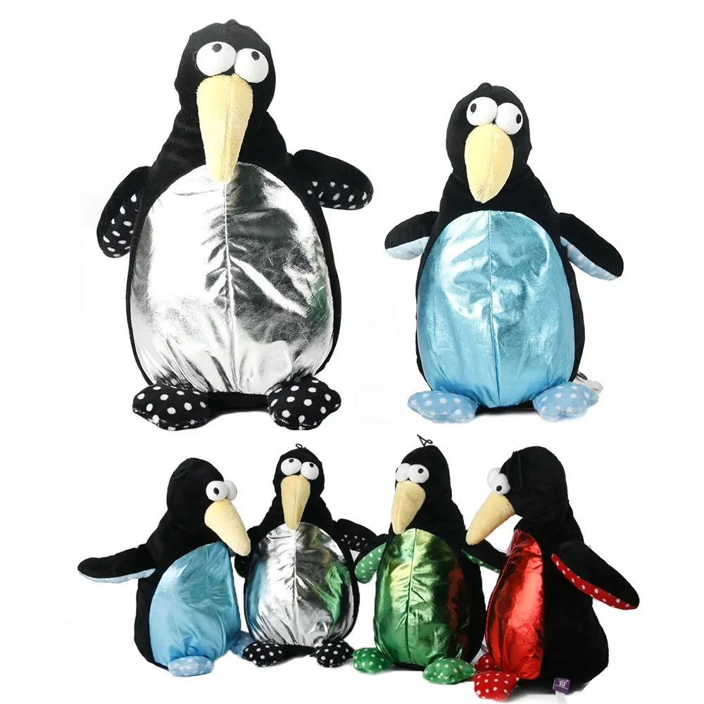 Cores brilhantes Em Forma de Animais Brinquedo Pinguins do Natal Do Cão para Cães de Grande Porte