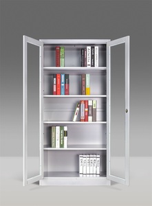 Kim loại nội thất văn phòng Locker cho tài liệu Glass Door Tủ hồ sơ với bốn có thể điều chỉnh kệ cho các trường học & văn phòng - Product Image 5