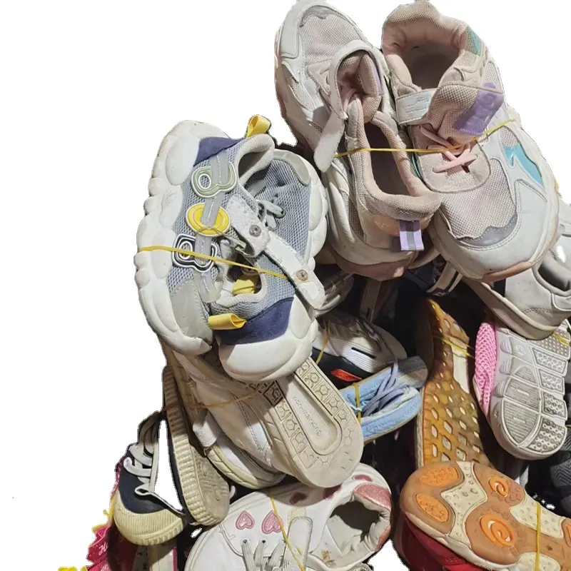 Sepatu Bekas Anak-anak Sepatu Asli Digunakan Anak-anak Bale Anak-anak Sepatu Bekas Campuran Bekas Massal Di Shandon