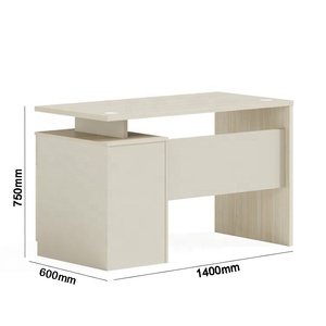 140cm Small Size Standing Office Work <strong>Table</strong> With Melamine Surface Easy-<strong>Install</strong> One Seater <strong>Computer</strong> Study Desk for Reading Room - Product Image 1
