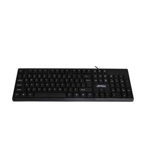 Teclado de ordenador USB de tamaño completo con teclado numérico Diseño duradero Estilo operativo mecánico con cable para uso en el hogar y la Oficina Compatible