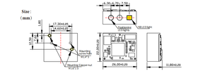Un SE4480 UART porta seriale USB TTL montaggio fisso RS232 RS485 TTL modulo Scanner codice A barre - Product Image 4