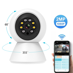 リモートビューとコントロール<span class=keywords><strong>PT</strong></span>カメラ屋内セキュリティカメラワイヤレスCctvWifiカメラ360トラッキング