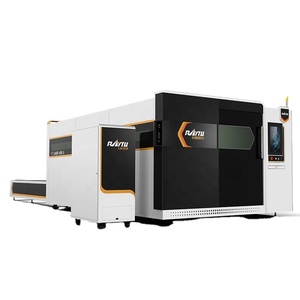 Fiber Laser Cutting Machine 3000w 6000w with Double Table and Protective Cover <strong>Programming</strong> - Product Image 1