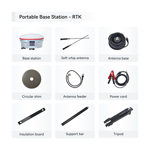 Rtk thiết bị tốt nhất gnss khảo sát giá GPS Receiver cơ sở cors <span class=keywords><strong>DGPS</strong></span> Antenna cơ sở và Rover GPS vệ tinh điều khiển phần mềm - Product Image 4