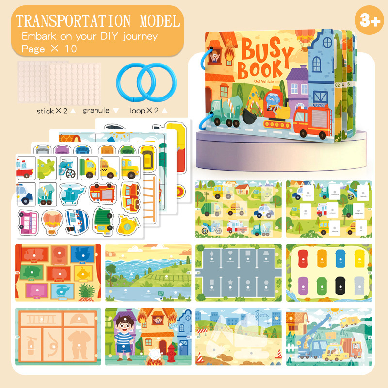 package 4 small transportation vehicle-opp bag
