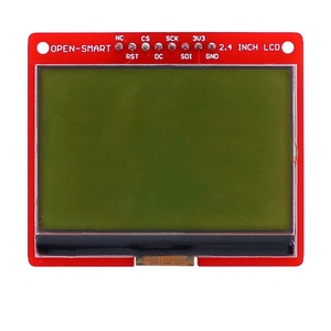 3,3 V 2,4 Zoll 128*64 Serielles SPI-Monochrom-LCD-Breakout-Board-Modul ohne Hintergrund beleuchtung für Arduino UNO Nano