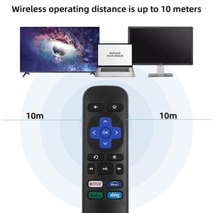 Universal 4K HDR Roku Streaming <strong>Remote</strong> with Netflix Hulu VUDU Shortcuts and Voice Control - High-Quality Portable Device for Sma - Product Image 3
