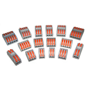 电气快速连接端子插入式分支端子块多芯铜线电源应用连接 - Product Image 1