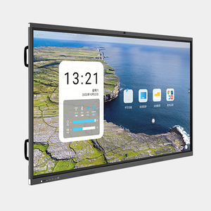 Monitor LCD 4K sin bordes OEM 65 '75' 85 '98 ''Monitor de computadora de negocios para interiores para vigilancia Función de animación de texto USB - Product Image 3