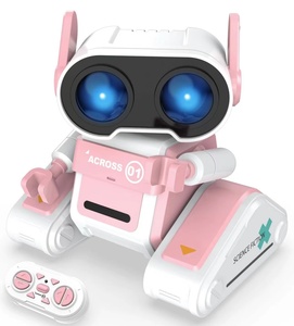 Satışa kapalı çocuk hediye programlanabilir plastik köpek Robot akıllı uzaktan kumanda hafif müzik özellikleri eğitici oyuncak - Product Image 6